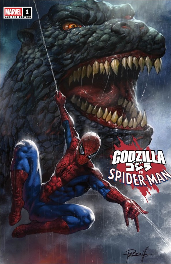 Godzilla vs. Spider-Man issue 1-K Retailer Excl. Lucio Parrillo Trade Dress Cover