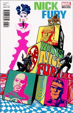 Nick Fury issue 3-B Fernando Blanco Cover