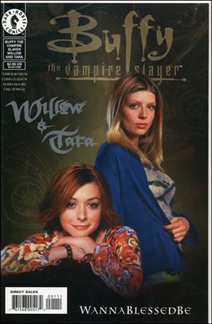 Buffy the Vampire Slayer: Willow & Tara issue 1-D Platinum Foil Photo Cover