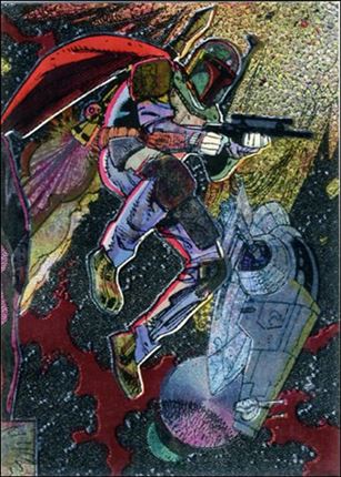 Star Wars Galaxy: Series 2 (Foil Subset) card 10 Boba Fett - Etched Foil