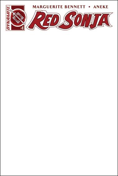 Red Sonja (2016/01) issue 1-E Blank Authentix Cover