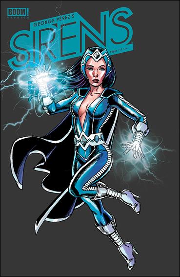 George Perez's Sirens issue 2-B 1:15 Character Spotlight Cover