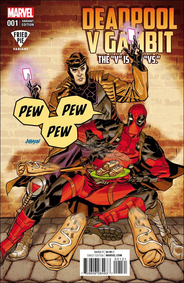 Deadpool v Gambit issue 1-C Dave Johnson Fried Pie Cover