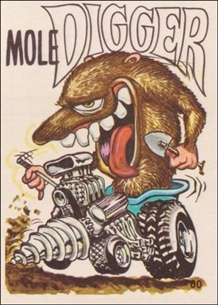 Odder Odd Rods (Base Set) card 60 Mole Digger.