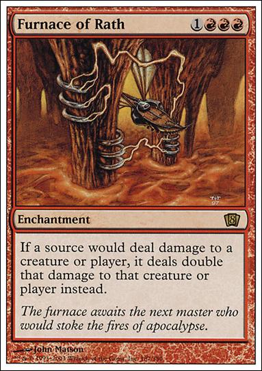 Magic the Gathering: 8th Edition (Base Set) card 187 Furnace of Rath