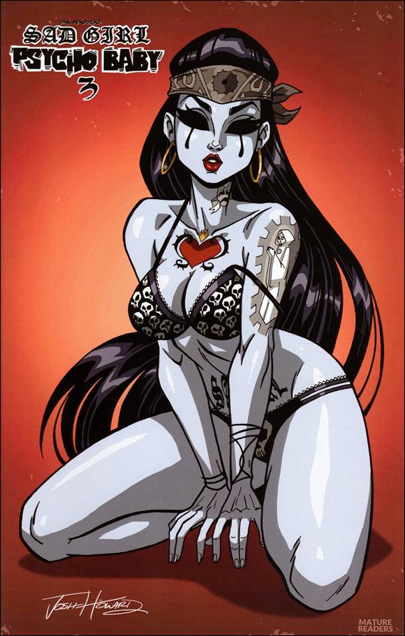 Sad Girl Psycho Baby issue 3 Josh Howard Cover