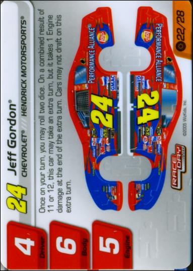 NASCAR Race Day 2005 (Base Set) card 22.1 Jeff Gordon