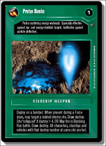 Star Wars: Dagobah Limited (Base Set) card 90 Proton Bombs