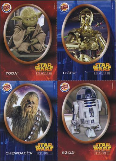 Star Wars: Episode III Revenge of the Sith Burger King Stickers (Promo) card nn1