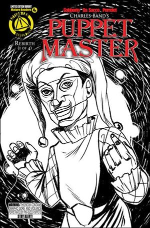 Puppet Master (2015) issue 4-C Jester Sketch Cover 1/1500