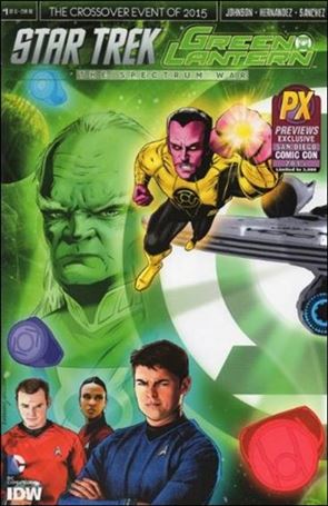 Star Trek/Green Lantern (2015) issue 1-OL Joe Corroney SDCC / Previews 