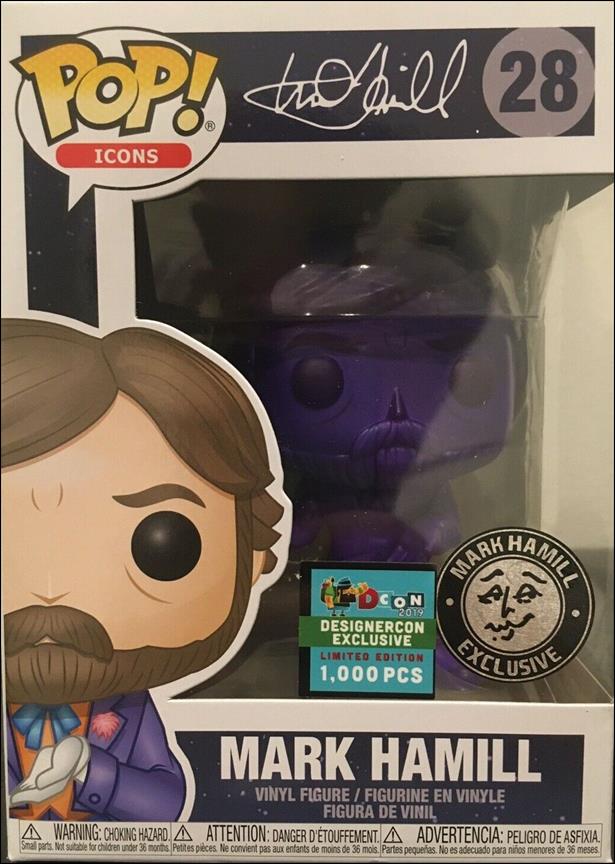 POP! Icons figure 28-B Mark Hamill (Purple) DesignerCon Exclusive 1/1000