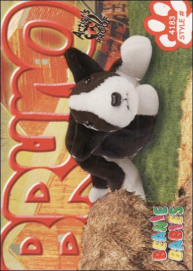Beanie Babies Series 3 (Artist Proof Parallel Base Set) card 66 Bruno