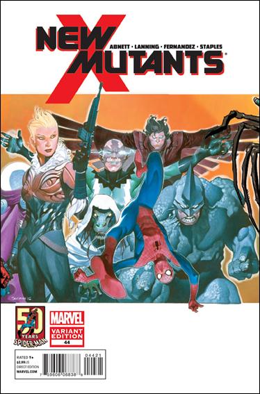 New Mutants (2009) issue 44-B 1:25 "ASM in Motion" Cover