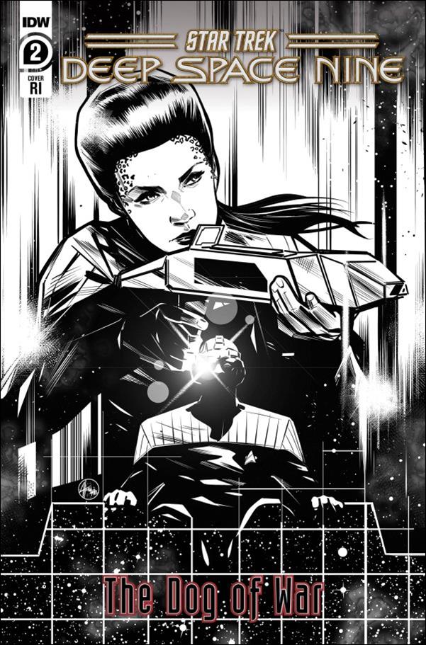 Star Trek: Deep Space Nine - The Dog of War issue 2-D Angel Hernandez 1:10 B&W Cover