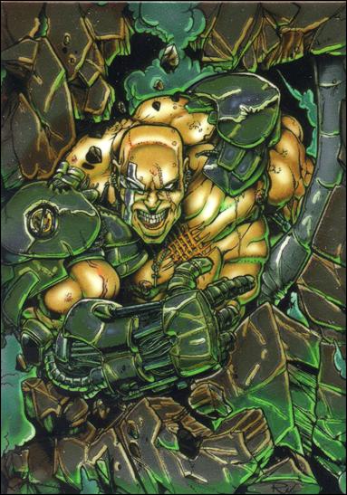 Evil Ernie Series II Chromium: Glow in the Dark (Base Set) card 7 Crush 