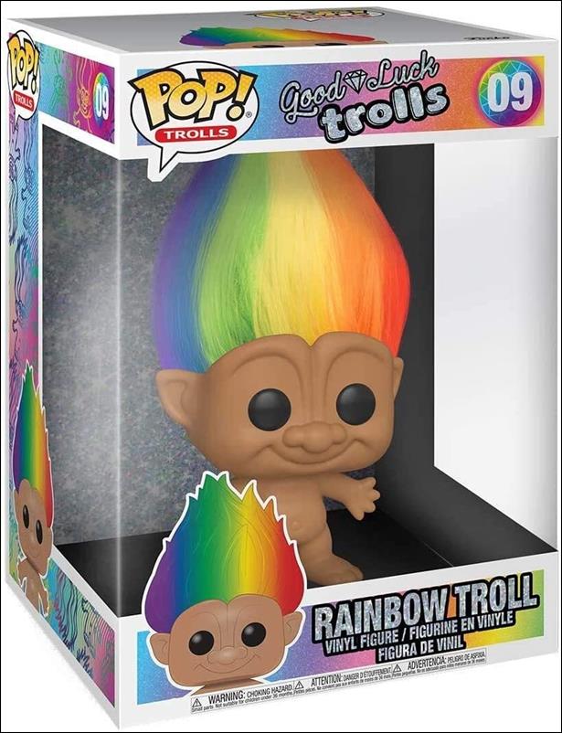 Pop! Trolls figure 9 Rainbow Troll  (10 Inch)