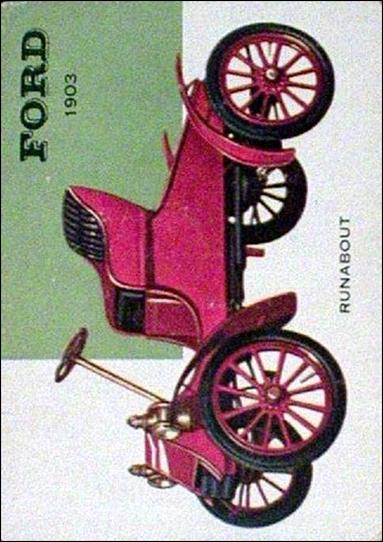 World on Wheels (Base Set) card 28 Ford Runabout 1903