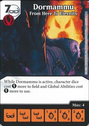 Marvel Dice Masters Avengers Infinity Campaign Box  card 20 Dormammu: From Here to Eternity