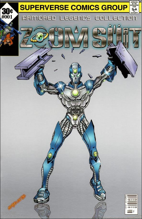 Zoom Suit issue 1-K Jim Starlin Armored Legends Cover