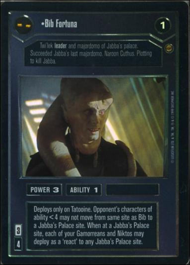 Star Wars: Reflections: A Collector's Bounty (Base Set) card 2 Bib Fortuna
