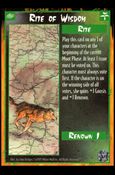 Rage Limited (Base Set) card 215 Rite of Wisdom 