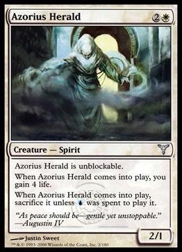 Magic the Gathering: Dissension (Base Set) card 2 Azorius Herald