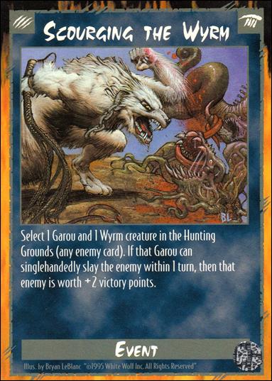 Rage Limited (Base Set) card 229 Scourging the Wyrm 