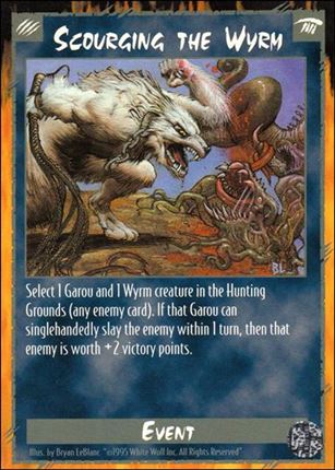 Rage Limited (Base Set) card 229 Scourging the Wyrm 