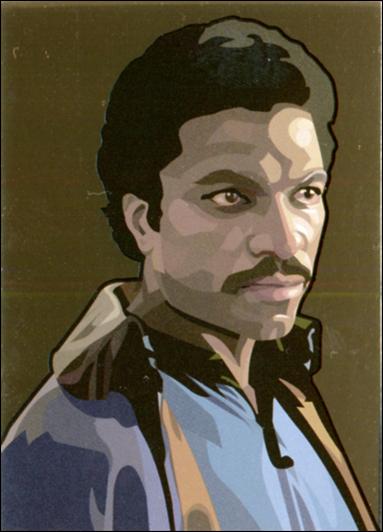 Star Wars Galaxy: Series 5 (Foil Subset) card 7-B Lando Calrissian Bronze Foil