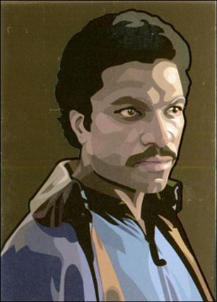 Star Wars Galaxy: Series 5 (Foil Subset) card 7-B Lando Calrissian Bronze Foil