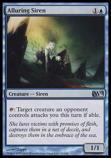 Magic the Gathering: 2012 Core Set (Base Set) card 42 Alluring Siren