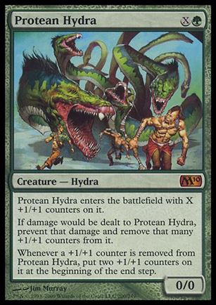 Magic the Gathering: 2010 Core Set (Base Set) card 200 Protean Hydra