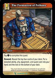 World of Warcraft: March of the Legion (Base Set) card 303 The Formation of Felbane