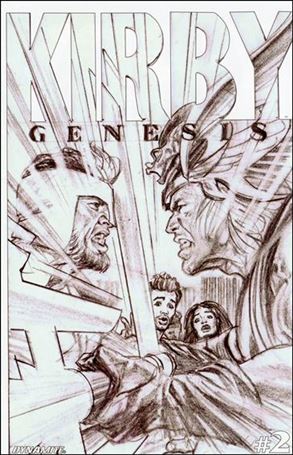 Kirby: Genesis issue 2-C Alex Ross 1:25 Sketch Cover