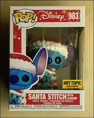 POP! Disney figure 983 Santa Stitch with Scrump
