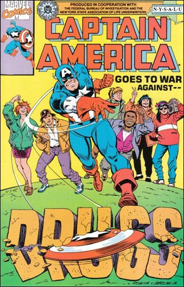 Captain America Goes to War Against Drugs issue 1-E NYSALU Cover