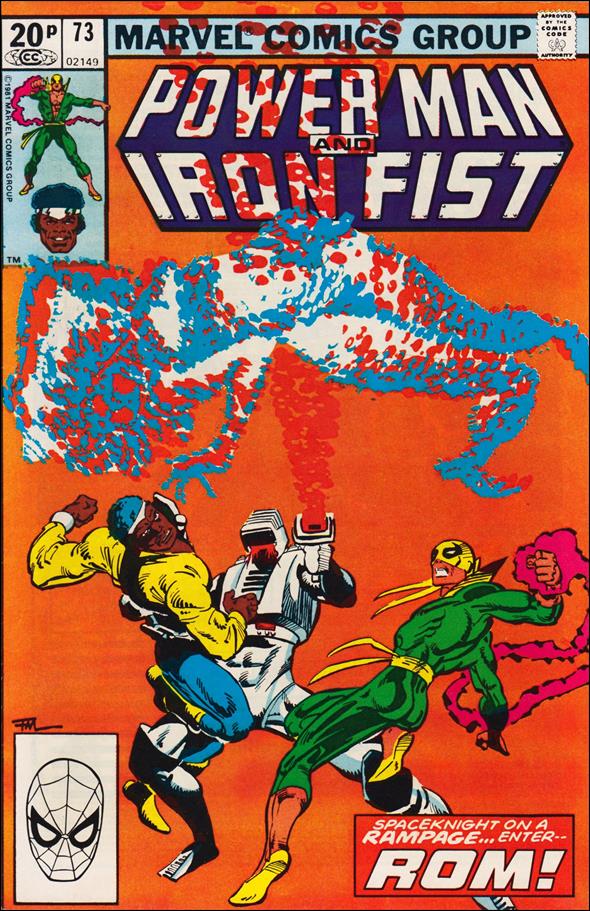 Power Man and Iron Fist (1978) issue 73-B UK Price Cover
