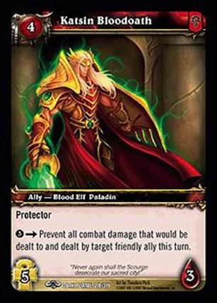 World of Warcraft: Through the Dark Portal (Base Set) card 218 Katsin Bloodoath