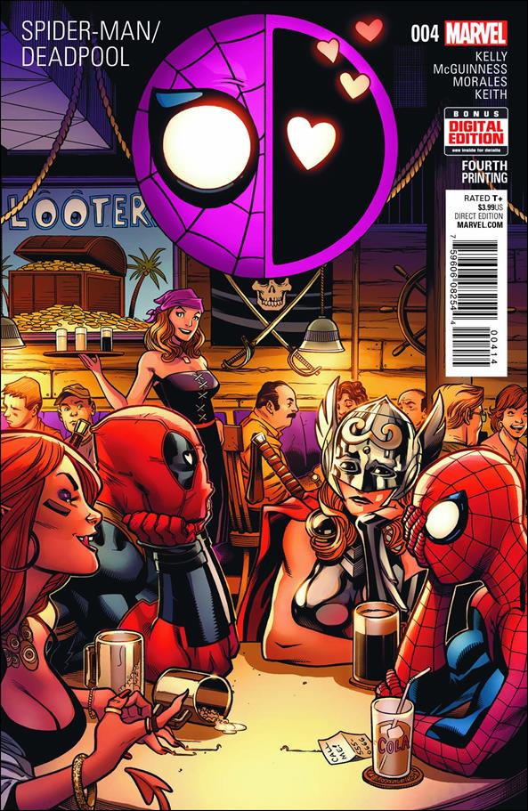 Spider-Man/Deadpool issue 4-D (4th Printing)