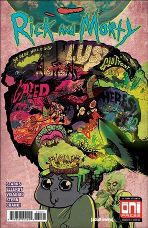 Rick and Morty (2015) issue 35-B Jude Vigants Cover