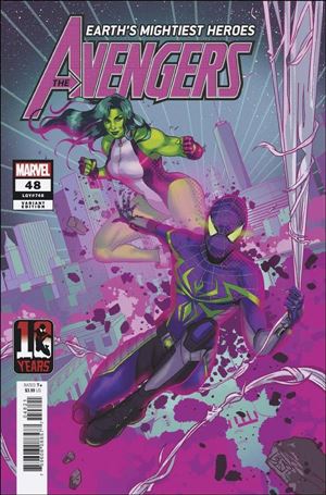 Avengers (2018/07) issue 48-B Ernanda Souza Miles Morales 10th Anniversary Cover