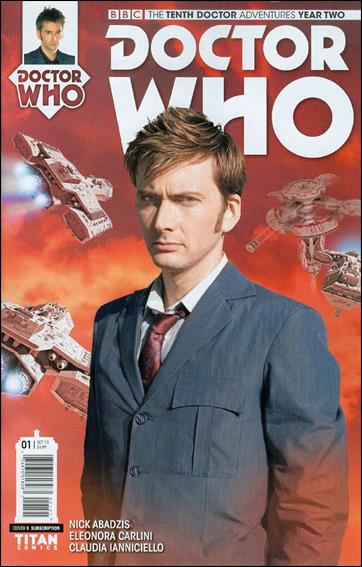 Doctor Who: The Tenth Doctor Year Two issue 1-B Subscription Photo Cover