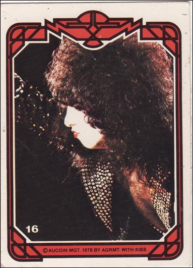 KISS: Series 1 (Base Set) card 16 Paul Stanley