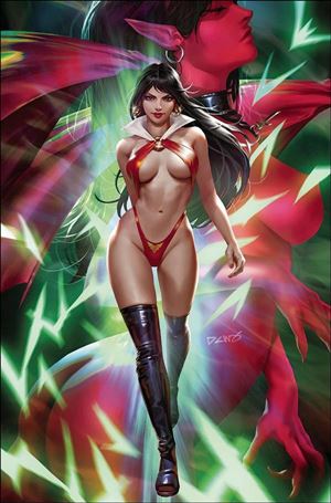 Vampirella vs Purgatori issue 3-Q Derrick Chew Virgin Cover