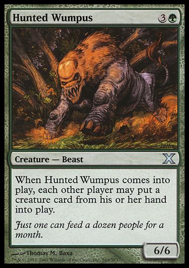 Magic the Gathering: 10th Edition (Base Set) card 269 Hunted Wumpus