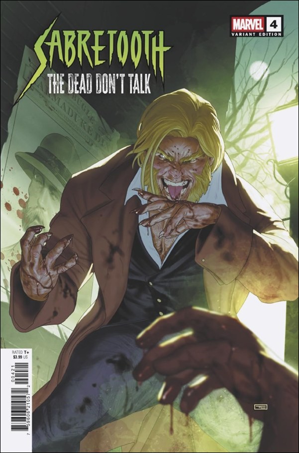 Sabretooth: The Dead Don't Talk issue 4-B Taurin Clarke Cover