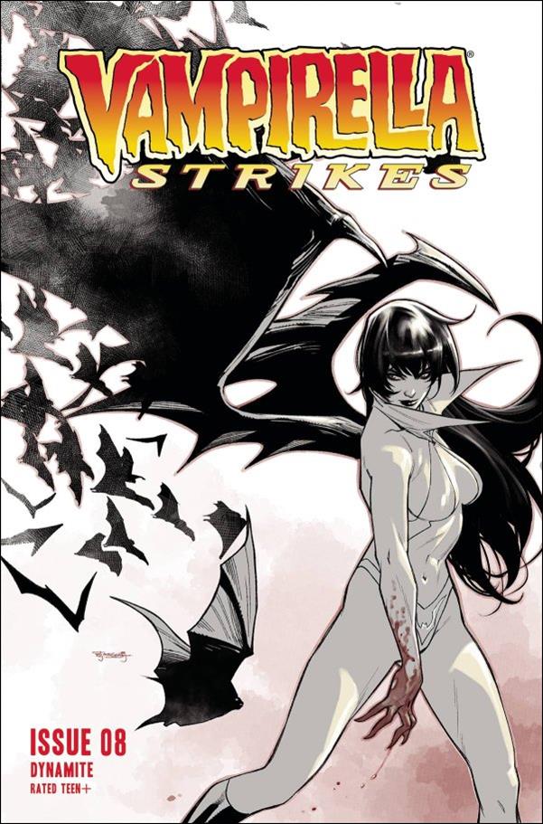 Vampirella Strikes (2022) issue 8-H Stephen Segovia 1:20 B&W Cover
