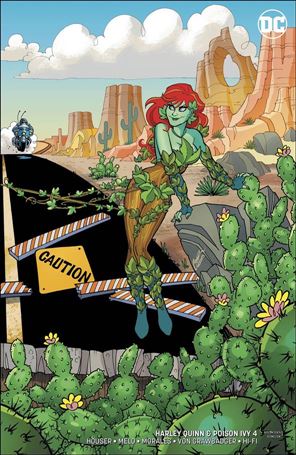 Harley Quinn and Poison Ivy issue 4-C Amanda Conner Cardstock Connecting Cover