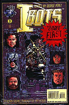 Isaac Asimov's I-BOTS (1995) issue 3 Polybagged with a Random Tekno Issue